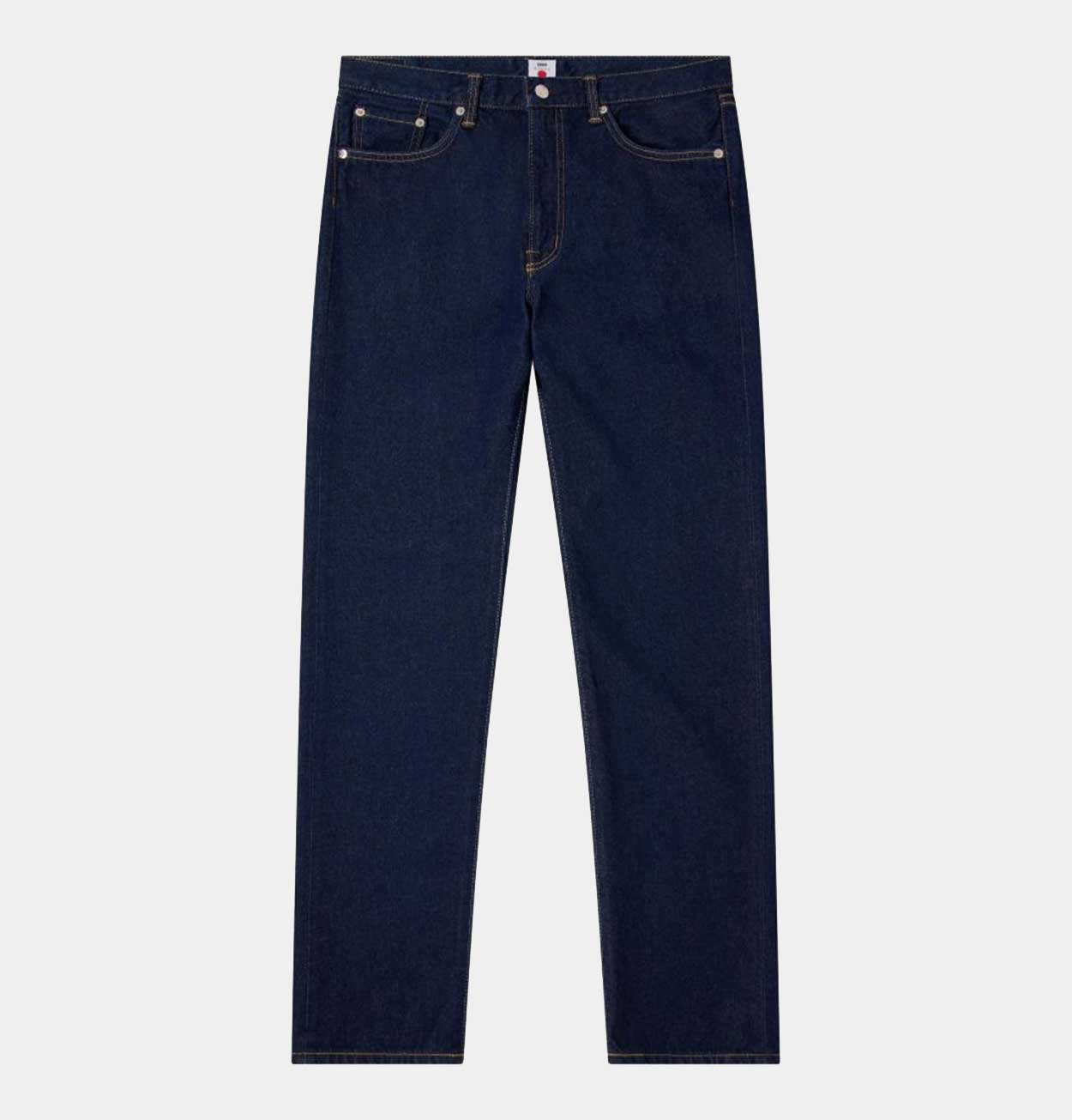 EDWIN Regular Straight Jeans in Blue Rinsed
