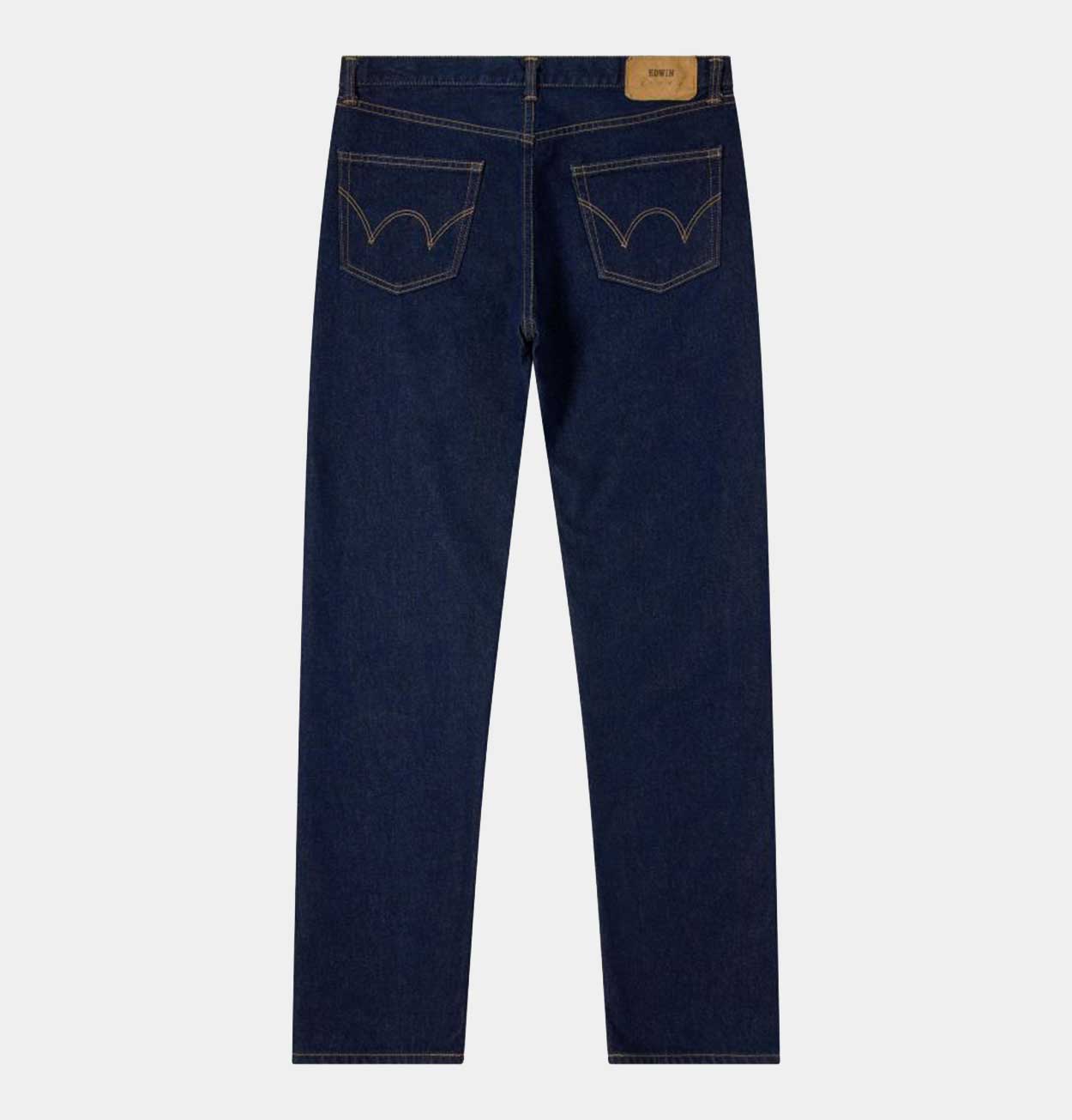 EDWIN Regular Straight Jeans in Blue Rinsed