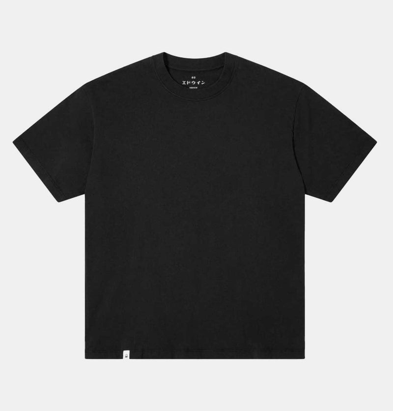 EDWIN Oversize Basic T-Shirt in Black