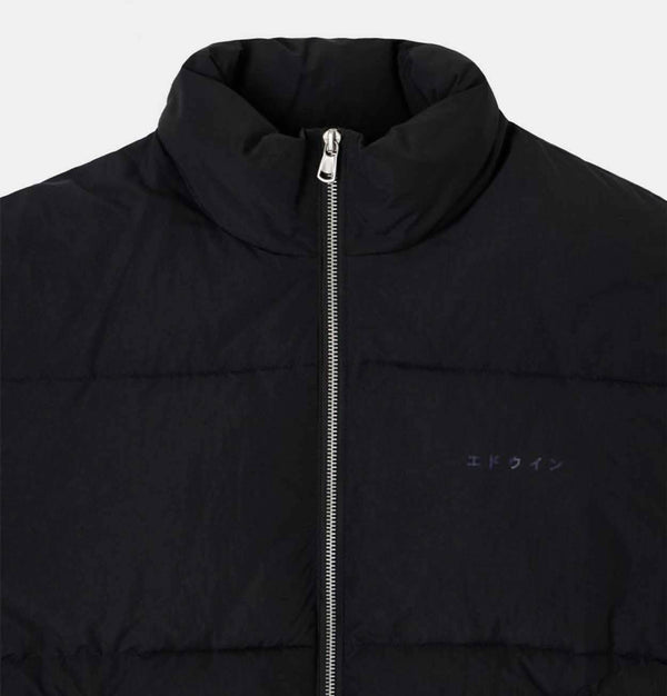 EDWIN Puffer Jacket in Black