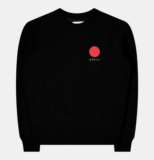 EDWIN Japanese Sun Sweatshirt in Black