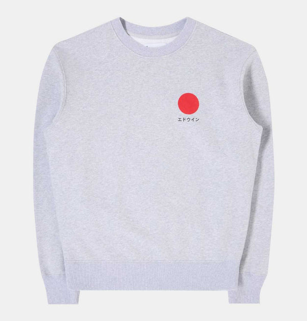 EDWIN Japanese Sun Sweatshirt in Grey Marl