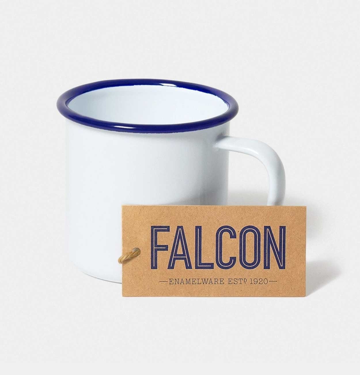 Falcon Enamelware Mug – White