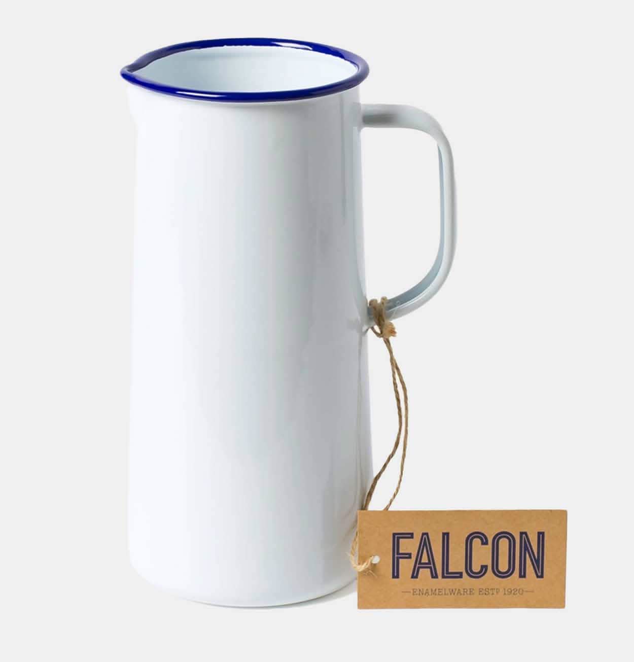 Falcon Enamelware 3 Pint Pitcher – White