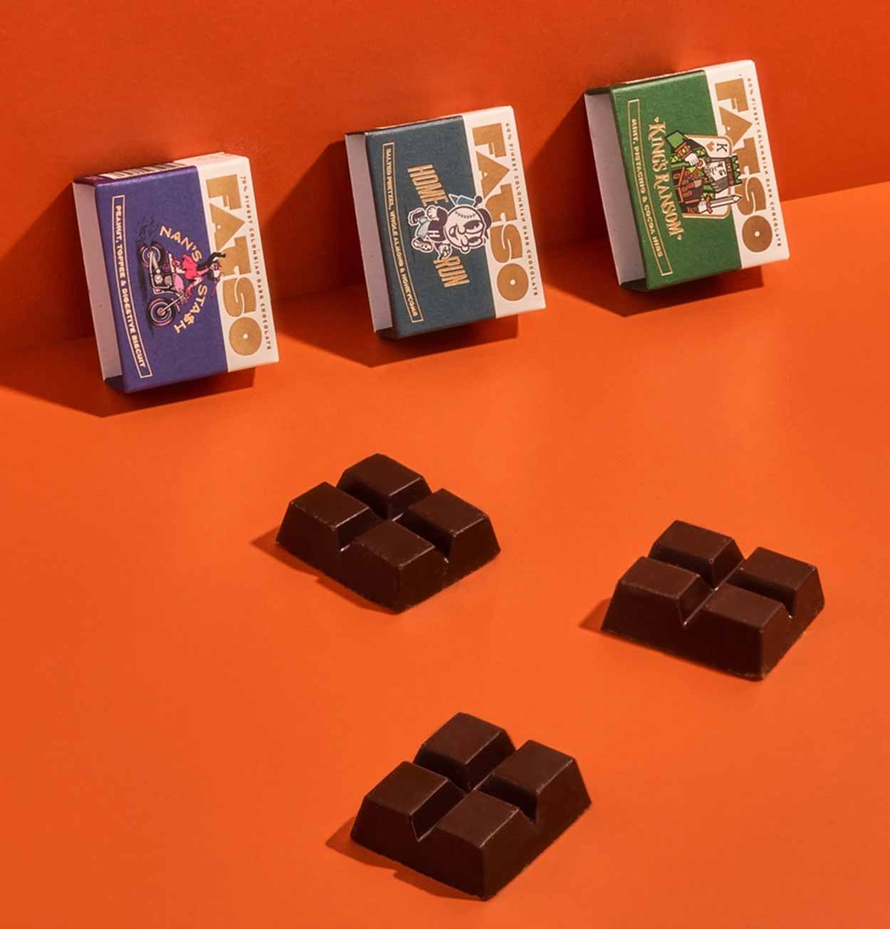 Fatso Mini 40g Bars – Choice of 4 Flavours