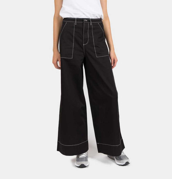 Ganni Hewson Pant in Black