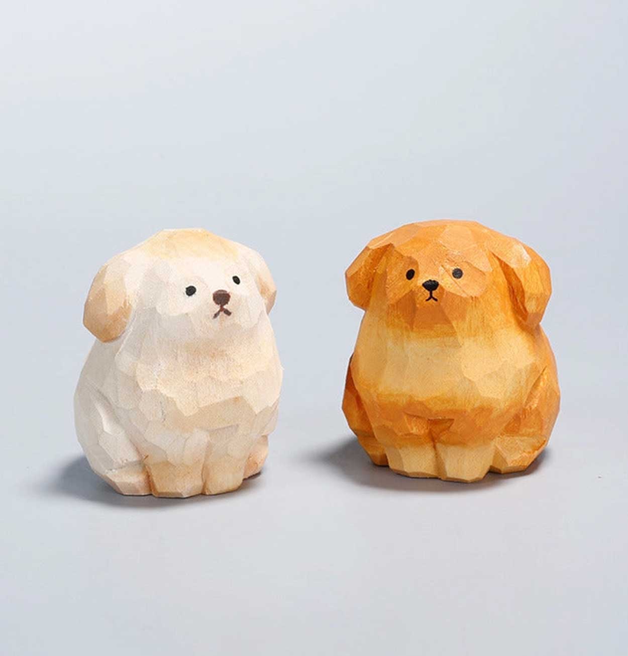 Gohobi Hand Crafted Dog – White