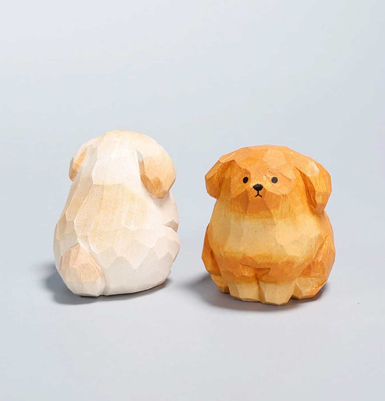 Gohobi Hand Crafted Dog – White