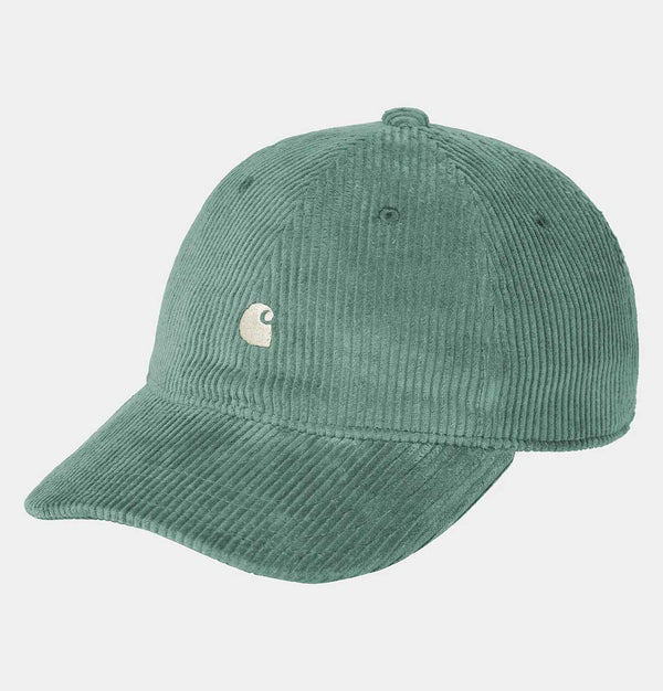 Carhartt WIP Harlem Cap – Corduroy – Silver Pine