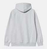 Carhartt WIP Hooded Chase Sweatshirt in Ash Heather