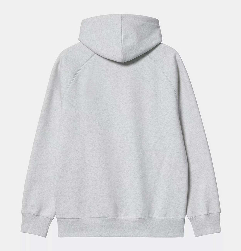 Carhartt WIP Hooded Chase Sweatshirt in Ash Heather