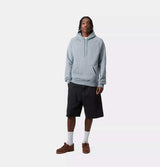 Carhartt WIP Hooded Chase Sweatshirt in Frosted Blue