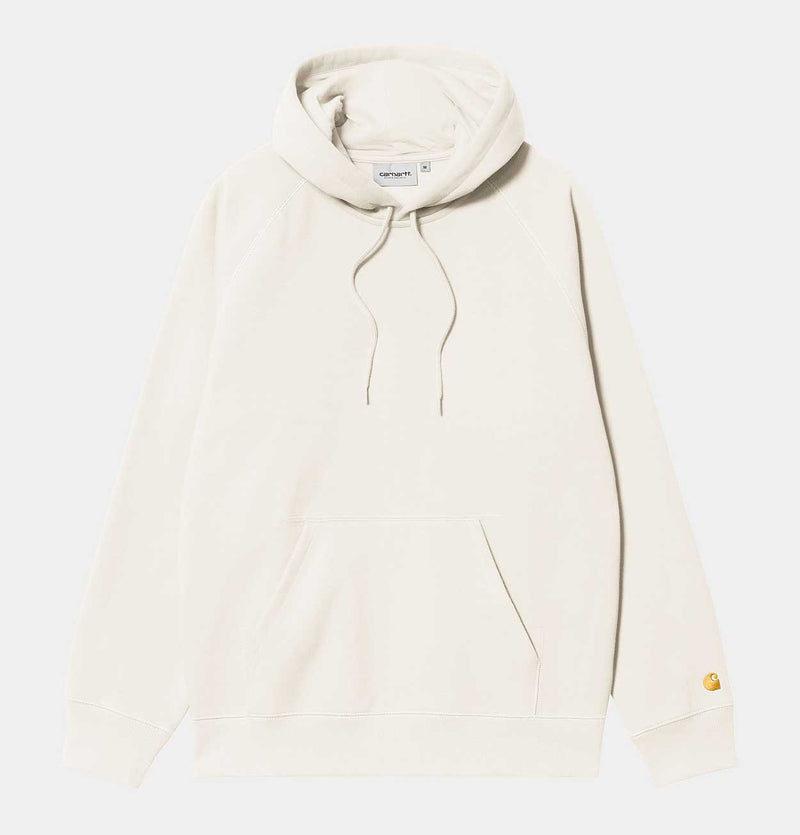 Carhartt WIP Hooded Chase Sweatshirt in Wax