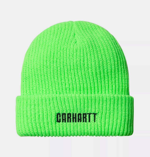 Carhartt WIP Industry Beanie in Lumo Green