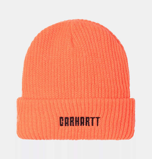 Carhartt WIP Industry Beanie in Lumo Orange