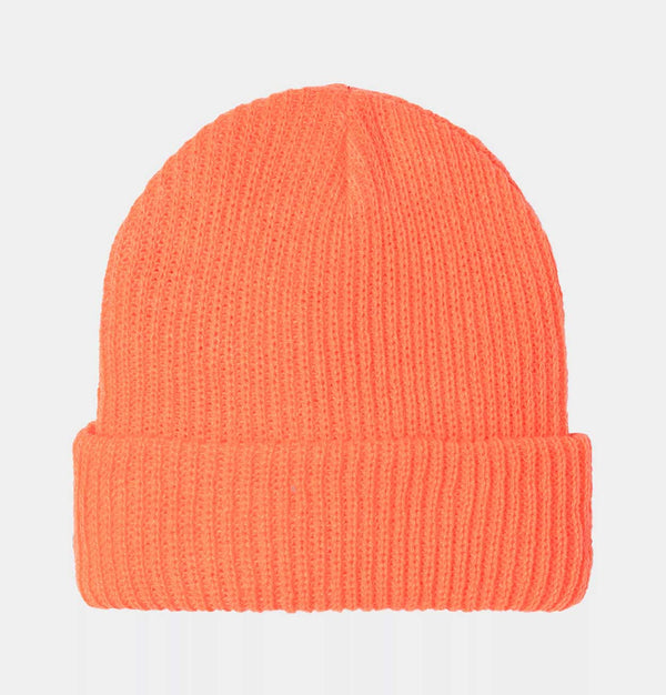 Carhartt WIP Industry Beanie in Lumo Orange