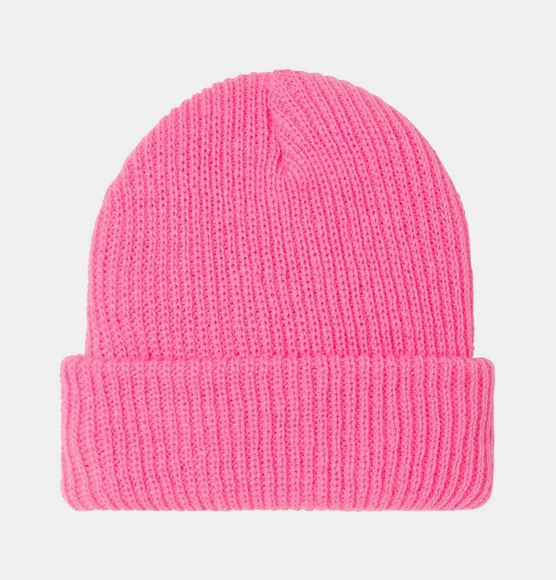 Carhartt WIP Industry Beanie in Lumo Pink