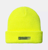 Carhartt WIP Industry Beanie in Lumo Yellow