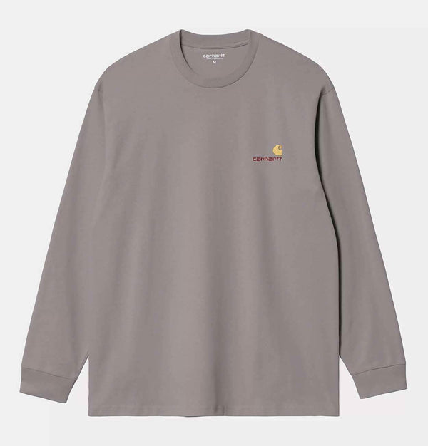 Carhartt WIP L/S American Script T-Shirt in Yosemite