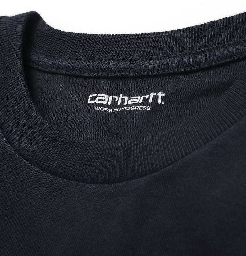 Carhartt WIP Long Sleeve Chase T-Shirt in Dark Navy