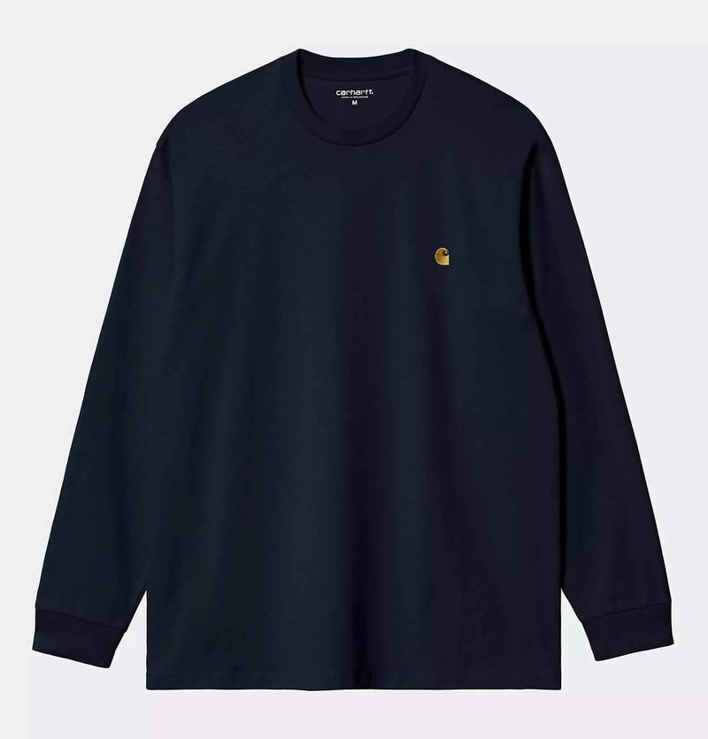 Carhartt WIP Long Sleeve Chase T-Shirt in Mizar