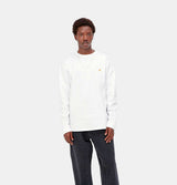 Carhartt WIP Long Sleeve Chase T-Shirt in White