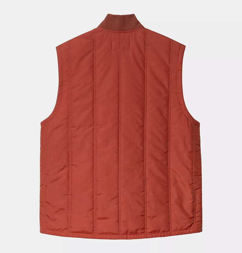 Carhartt WIP Lachlan Vest Liner in Vermillion