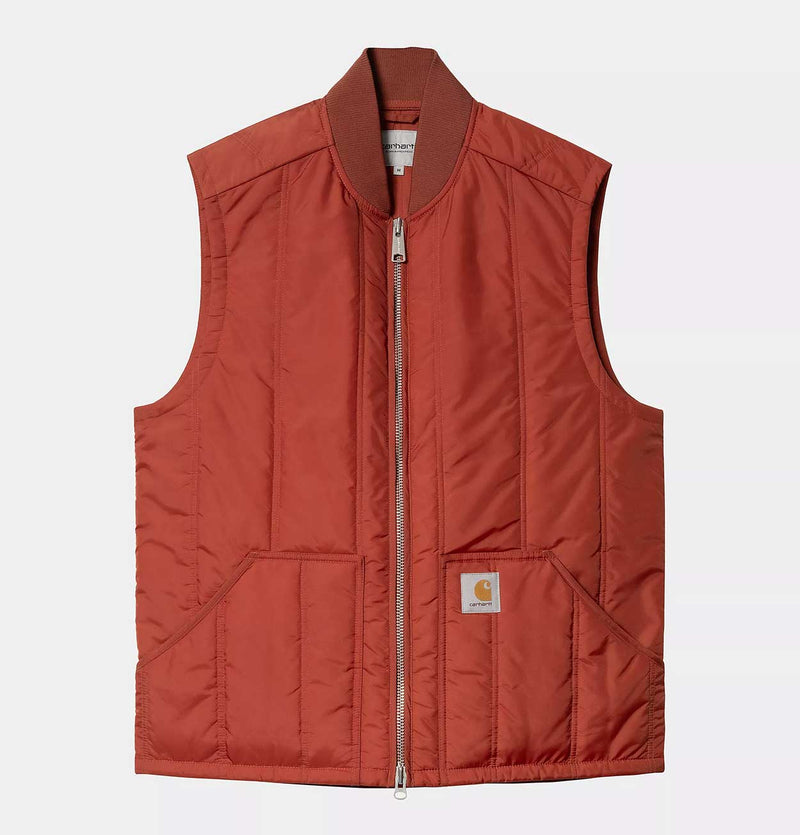 Carhartt WIP Lachlan Vest Liner in Vermillion