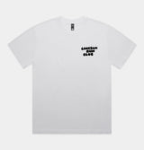 Långsam Run Club Heavy Faded Bubble T-Shirt in White