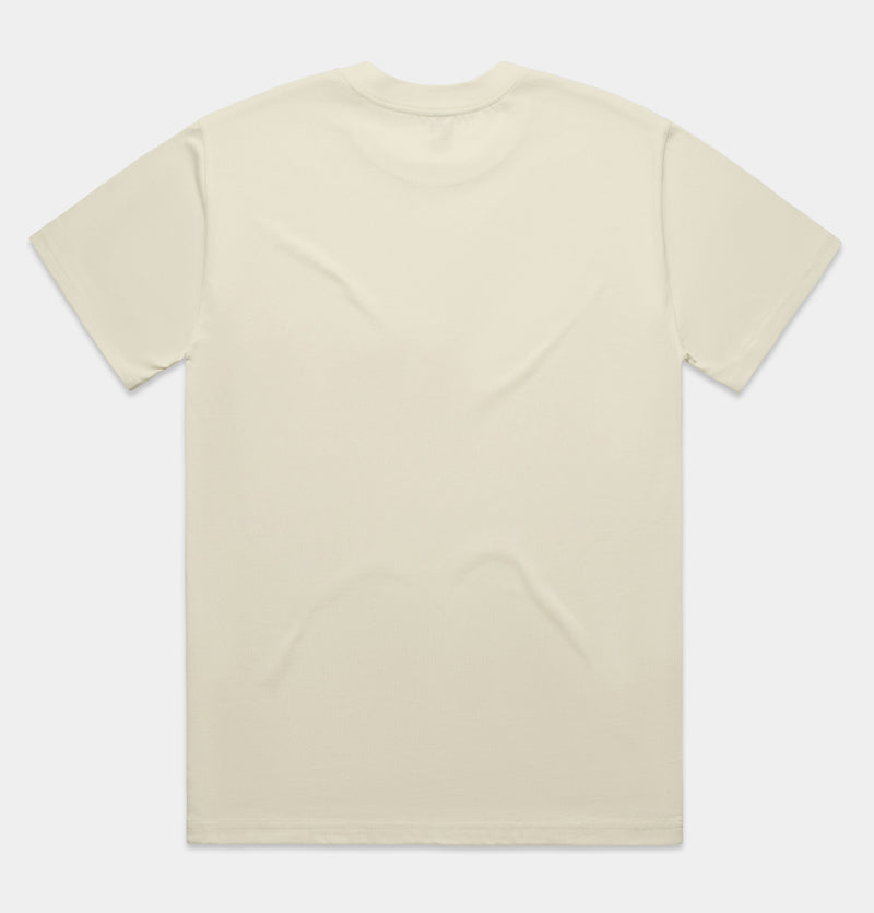 Långsam Run Club Bird T-Shirt in Butter