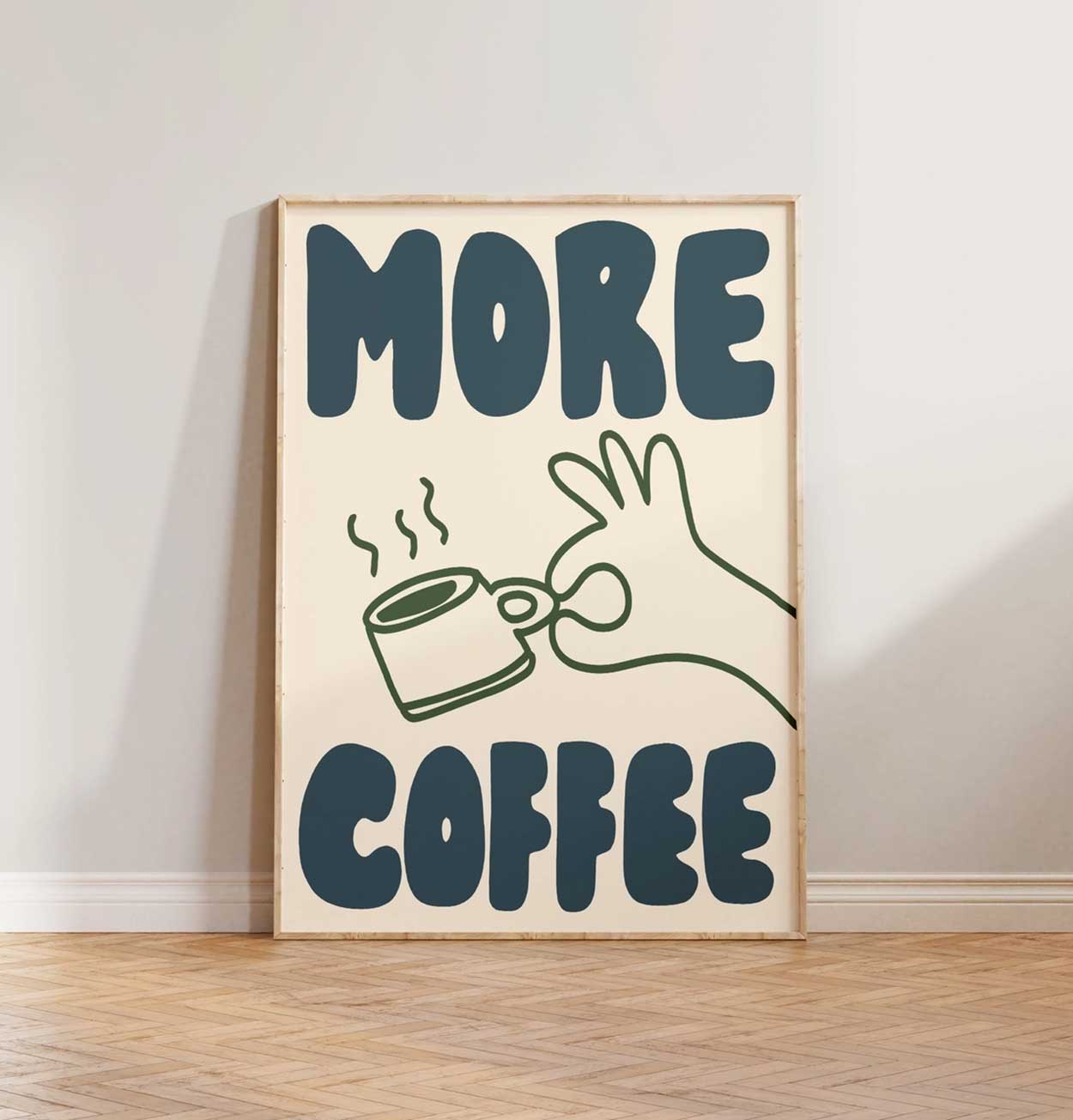 Lune Club More Coffee Print – A3