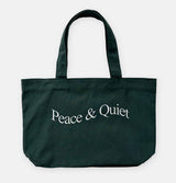 Museum of Peace and Quiet Wordmark Tote Bag in Forest