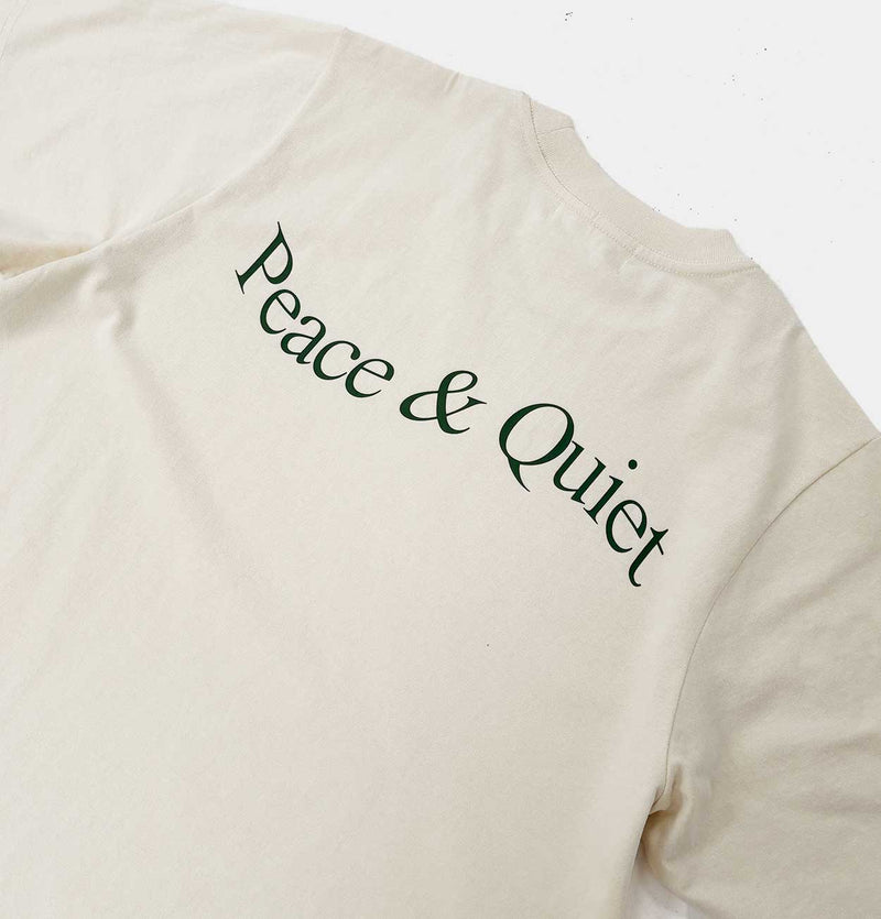 Museum of Peace & Quiet Wordmark T-Shirt in Bone