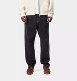 Carhartt WIP Newel Pant in Black Stone Washed