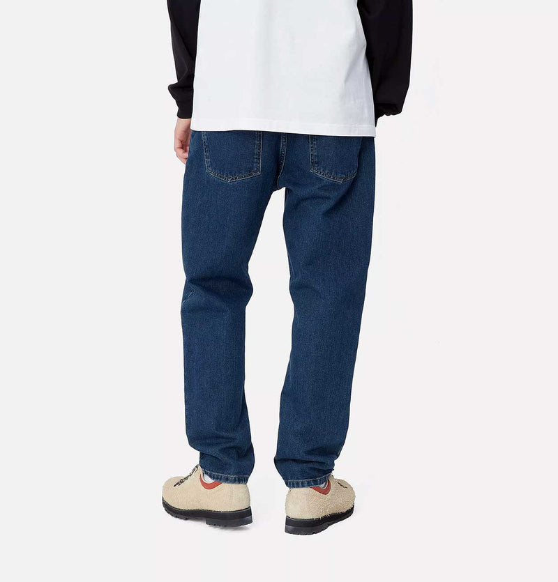 Carhartt WIP Newel Pant in Blue Stone Washed