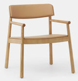 Normann Copenhagen Timb Lounge Armchair Upholstery Tan/Camel Leather