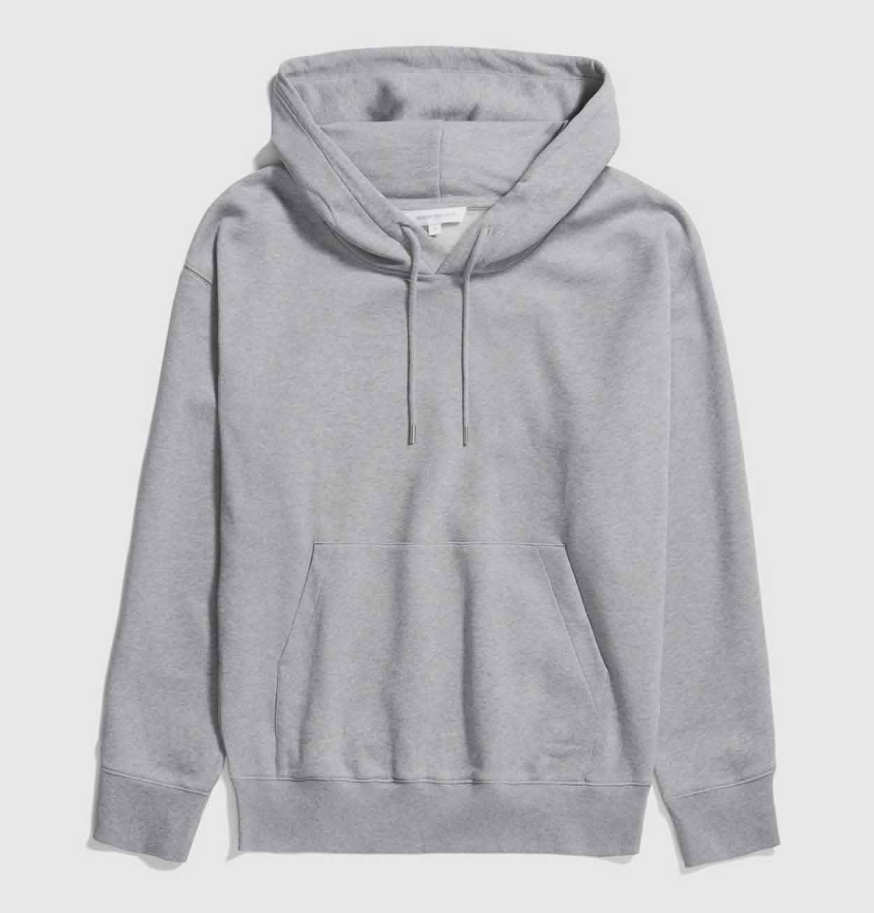 Norse Projects Standard Hoodie in Grey Melange