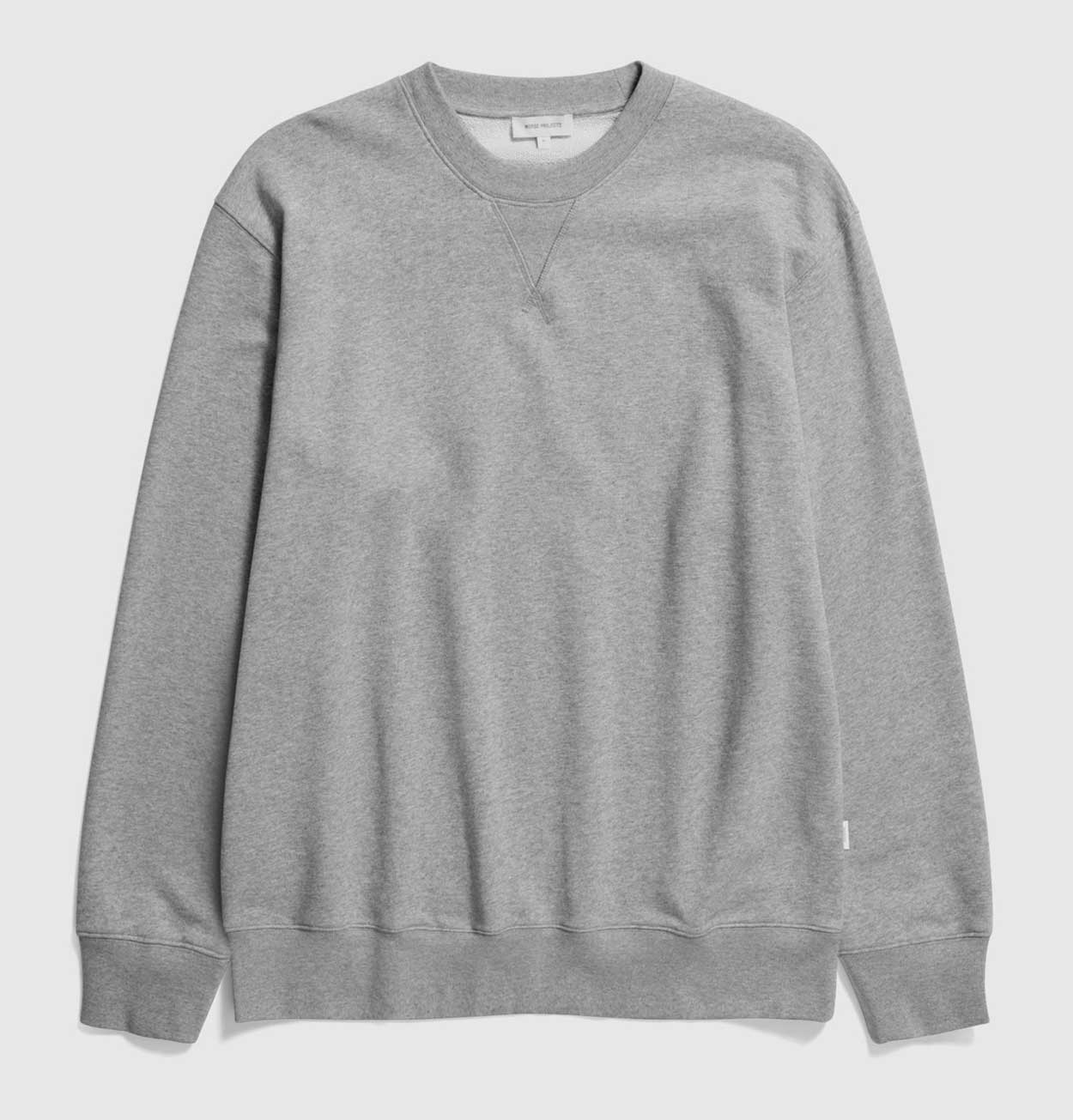 Norse Projects Standard Sweatshirt in Grey Melange