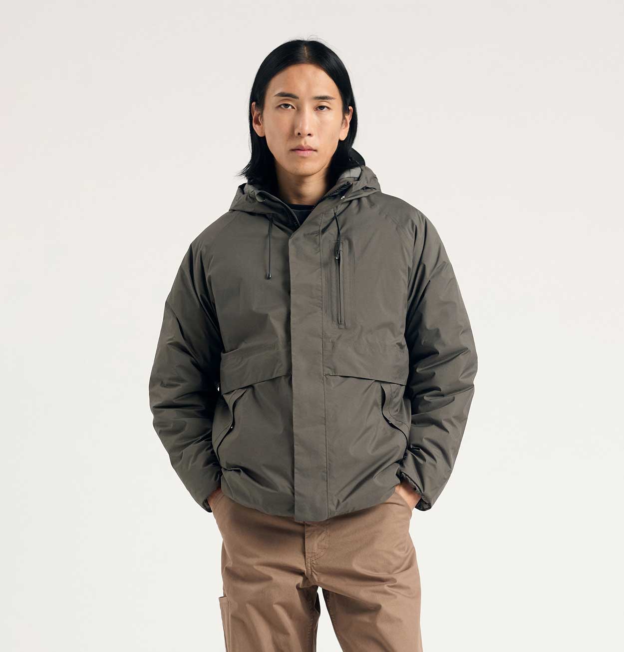 Norse Projects Fyn 4.0 Gore-Tex Insulated Jacket in Olive Night