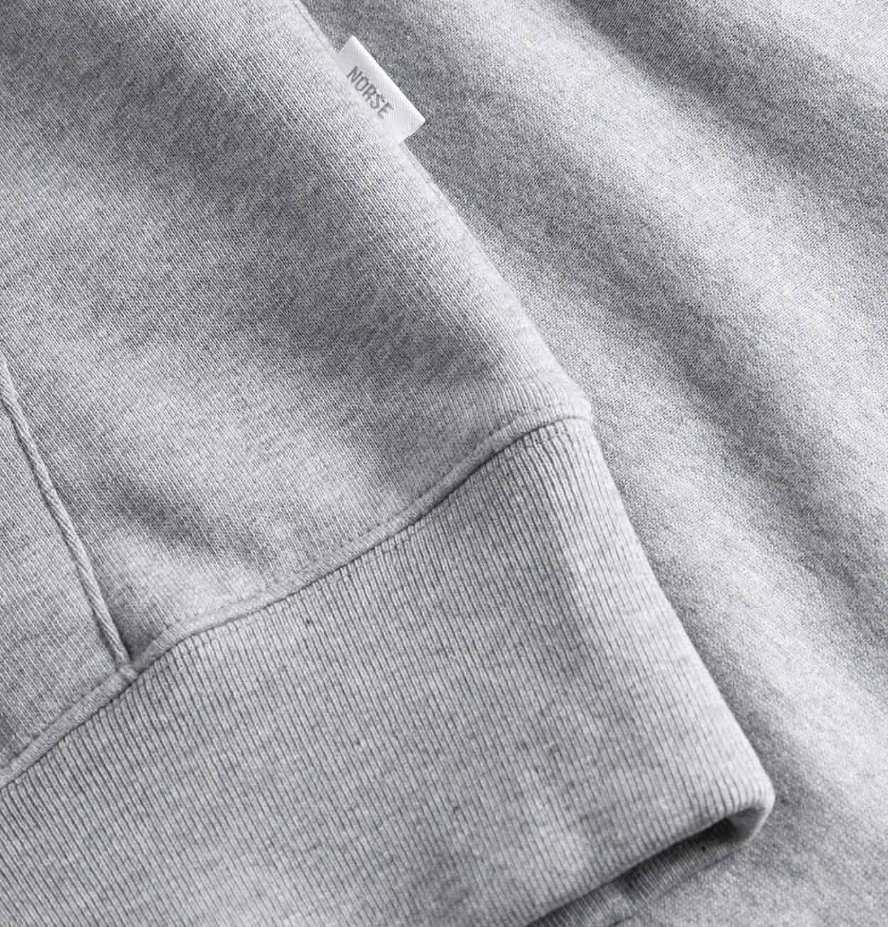 Norse Projects Standard Hoodie in Grey Melange