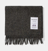 Norse Projects Moon Lambswool Scarf in Charcoal Melange