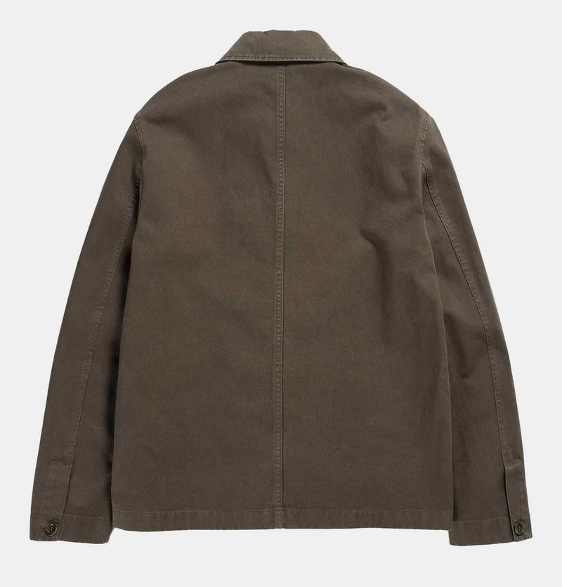 Norse Projects Tyge Broken Twill Overshirt in Beech Green