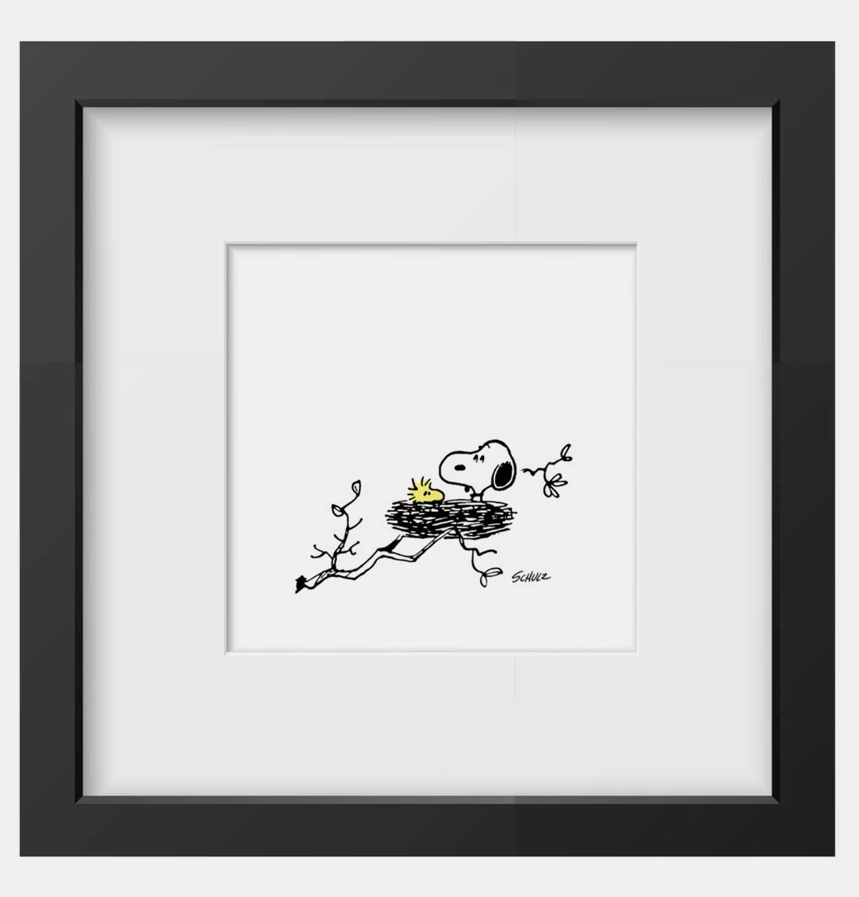 Peanuts Nest Framed Handmade Print – HUH. Store