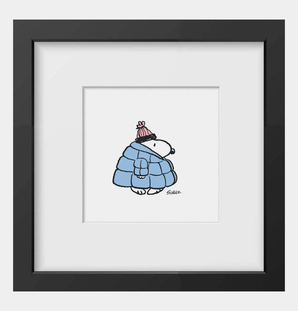 Peanuts Puffa Framed Print