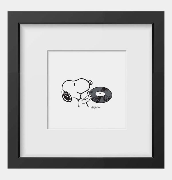 Peanuts Vinyl Framed Print