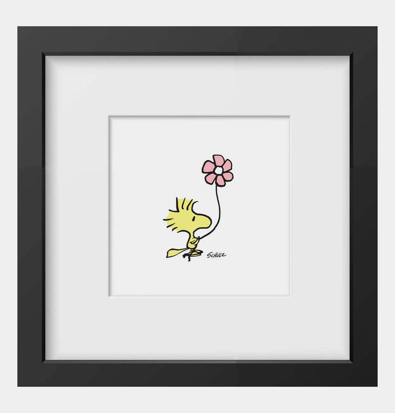 Peanuts Woodstock Posy Framed Print