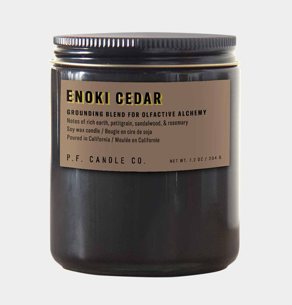 P.F. Candle Co. Alchemy Candle – 7.2oz – Enoki Cedar