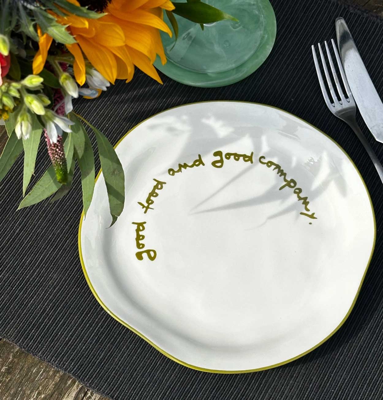 MÆGEN Statement Plate – Good Food and Good Company