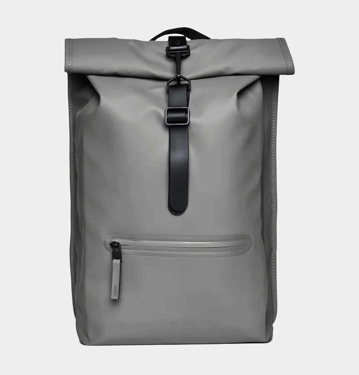 RAINS Rolltop Rucksack in Grey
