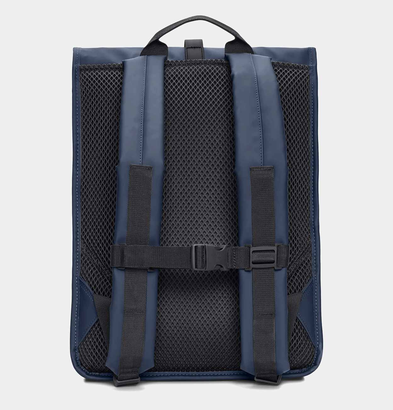 RAINS Rolltop Rucksack in Navy
